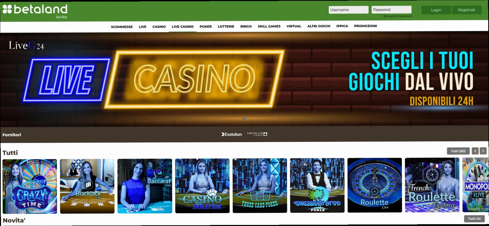 Betaland casino bonus 100% fino a 1.000€ + 50 giri gratuiti